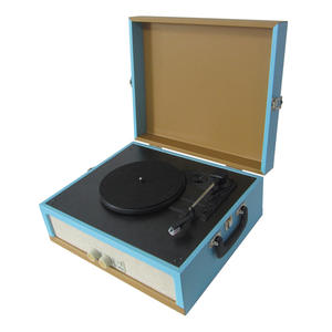 Tourne-disque portable Skywin 3 vitesses avec enceinte Bluetooth et interface USB pour lecture de vinyle - Product Image 4