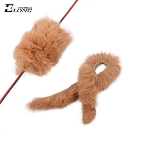 Elon <span class=keywords><strong>Archery</strong></span> Pele De Coelho Bow Silenciadores Cordas Bowstring Amortecedor Amortecedores - Product Image 4