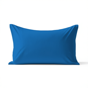 Funda de almohada 100% algodón Color Avio Tamaño italiano 50x80cm - Product Image 3
