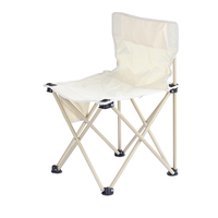 Chaise de camping légère à cadre en acier pliable de voyage avec impression personnalisée Table de pique-nique pour camping