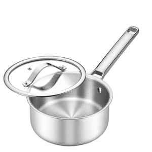 Food Grade Stainless Steel Kitchen Cookware <b>Set</b>, Fully Clad Oem Odm Factory Satin Pots and <b>Pans</b> Tc02 Stainless Steel Kitchen - Product Image 2