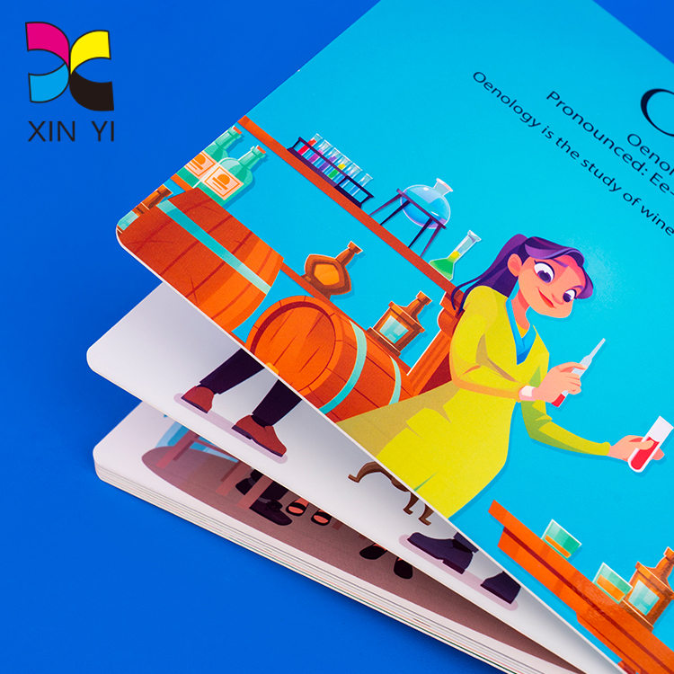 Guangzhou factory custom hardback baby board book printing for kids