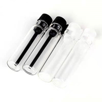 Mini diffuseur cosmétique flacon d'échantillon en verre 1ml/2ml/3ml flacon de testeur de parfum avec bouchon en plastique