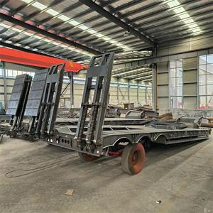 50 60 70 tấn cổ ngỗng <span class=keywords><strong>lowboy</strong></span> bán Trailer lowbed loader 3 trục Vật liệu thép bán Trailer để bán - Product Image 6