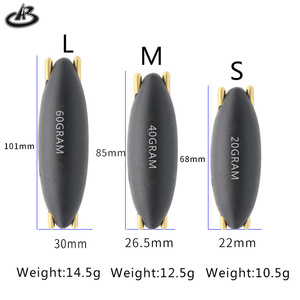 Hangxiang <span class=keywords><strong>2022</strong></span> nouveau faible coût 20g 40g 60g flottabilité EVA Inline Bobber 4 anneaux cloches eau salée poisson-chat flotteurs de pêche - Product Image 4