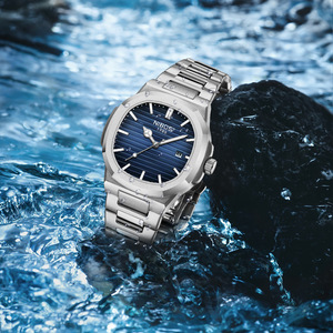 High-End Luxury Men's <b>Top</b>-Grade Quartz Watch Premium Stainless Steel Strap Sapphire <b>Crystal</b> Waterproof Luminous Timepiece - Product Image 3