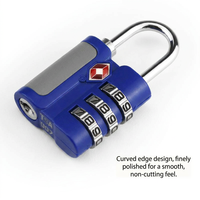 Cadenas de sécurité TSA-530 fiable à combinaison à 3 chiffres pour ordinateur portable, sac à dos, valise de voyage et casier d'étudiant