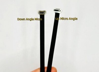 FPV datar Ultra tipis Super lembut sudut kanan atas mikro USB 90 derajat ke bawah mikro pria miring pita FPC kabel pengisian Data