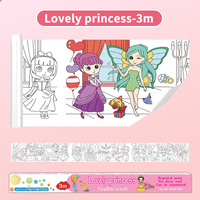 Enfants en bas âge et enfants, garçons et filles, rouleaux à dessiner, peinture DIY, autocollants, feuilles à colorier, rouleaux à peindre, jouets éducatifs