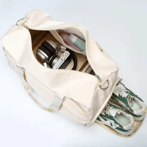 Borse da Viaggio <span class=keywords><strong>Oxford</strong></span> Impermeabili per Donne con Scomparto per Scarpe, Separazione Asciutto/Bagnato, Borse a Tracolla per Yoga, Sport e Fitness - Product Image 3