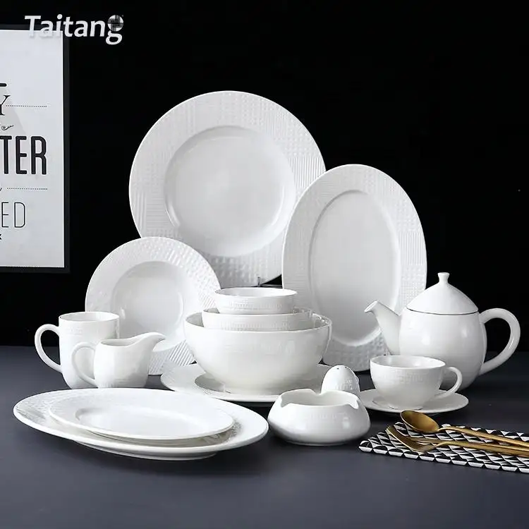 Wholesale Hotel Western Style and Dinnerware Sets Dinnerware Type Dinnerware Sets For Wedding