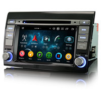 Erisin ES6571F Écran tactile 7 pouces Android 16 Radio GPS de voiture 64 Go DSP RGB pour lecteur Carplay pour Fiat Bravo Stéréo SD