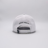 Casquettes de sport à visière incurvée en tissu tissé sur mesure pour hommes et femmes
