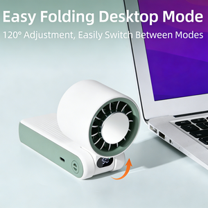 Nouveau mini ventilateur portable 2026 rechargeable pour usage extérieur et intérieur, format de poche, 6000 mAh, ventilateur de refroidissement portatif - Product Image 3