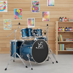 Batería Acústica Profesional para Grabación en Estudio y Conciertos en Vivo, con Parches de Piel de Oveja, para Actuaciones Musicales en Vivo - Product Image 1