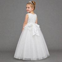 D30602 Robe de soirée pour petite fille, princesse aux fleurs, pour mariage, robes de fête pour filles