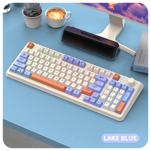 Teclado Mecânico Led Backlit Volume Botões Teclados Do Jogo Teclado mecânico do bluetooth - Product Image 4