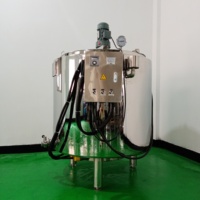 Cuve de mélange verticale BAOLIDA à agitation motorisée, en acier inoxydable SUS304, 1000 litres, 2,5 kW, avec fonction d'économie d'énergie, pour l'alimentation