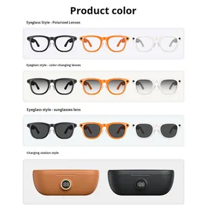 Gafas Inteligentes X01 Ultra High-tech de 800MP con Estuche de Carga Inversa, Reconocimiento de Imágenes, Traducción, Activación por Voz y Reproducción de Música - Product Image 4