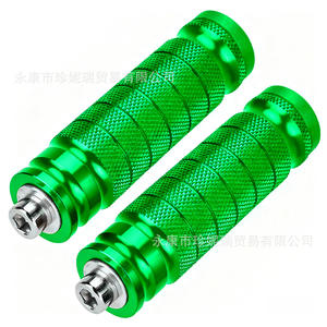 แป้นเหยียบตรง CNC รุ่นดัดแปลง M8 ขนาด 22.2 มม. ทำจากอลูมิเนียมอัลลอยด์ทรงกระบอก สำหรับซ่อมแซมและเปลี่ยนอะไหล่รถจักรยานยนต์ สีทอง - Product Image 3