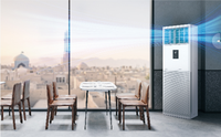 Unit AC Gree Midea R32 48000 BTU DC Inverter Pendingin dengan Pemanas Kabinet