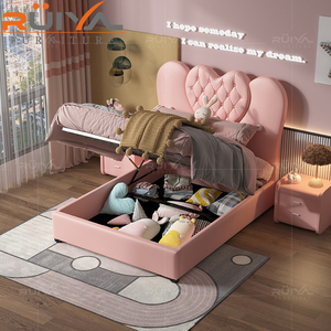 Nuovissimo <span class=keywords><strong>Letto</strong></span> per Bambini in Pelle, Arredamento Camera da <span class=keywords><strong>Letto</strong></span>, Struttura <span class=keywords><strong>Letto</strong></span> <span class=keywords><strong>a</strong></span> Forma di <span class=keywords><strong>Cuore</strong></span> per Bambine, Economico - Product Image 5