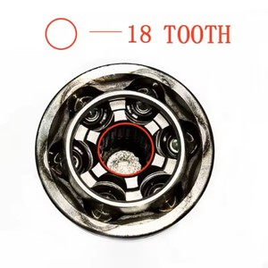 Junta Homocinética Exterior CF500 X5 X6 de 18/27 Dientes con Funda de Goma para Eje de Transmisión Delantero <span class=keywords><strong>CFMOTO</strong></span> 500 600 <span class=keywords><strong>625</strong></span> Goes 520 9010-270140-1000 - Product Image 6