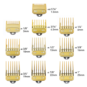 Guías Profesionales para Cortapelos, 10 Piezas, Guías de Corte Codificadas # 3170-400- 1/8\" a 1 Compatible con Todas las Cortadoras <span class=keywords><strong>Wahl</strong></span> - Product Image 2