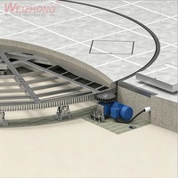 Plateforme tournante pour voiture sur mesure avec structure anti-collision pour exposition automobile et garage privé