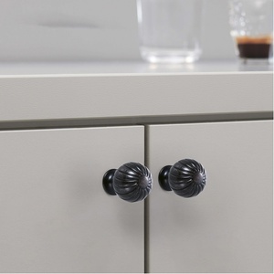 Custom-Made <b>Single</b>-Hole Zinc Alloy Cabinet Door and Drawer Handle Multi-Color Threaded Solid for Kitchen and Bedroom Use - Product Image 1