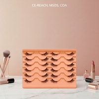 14 paires de demi-cils style œil de chat, tendance Moyen-Orient, faux cils 3D en vison synthétique, réutilisables, bande transparente douce, marque privée