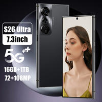 Nouveauté 2025 : Smartphone S26 ULTRA 5G LTE, Écran HD 7,3 Pouces, Appareil Photo 108MP, Processeur Deca Core Snapdragon Série 800, Téléphone Android