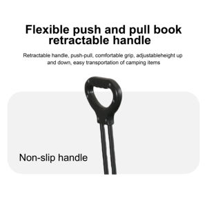 Chariot de plage pliable à pneus solides, pliable, très résistant - Product Image 2