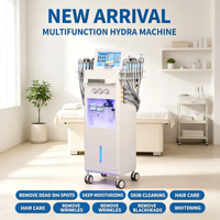 Appareil de nettoyage en profondeur du visage à jet d'oxygène intégré à bulles larges, machine de lifting du visage pour le resserrement et la revitalisation de la peau