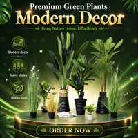Bonsaï d'arbre bananier artificiel en plastique, plante en pot d'intérieur, décoration de mariage pour salon, verdure, marque YC