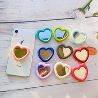 Supports Téléphone Mobile "Lovely" les Plus Vendus, Prises Personnalisées d'Usine, Poignée Grip de Support avec Miroir, Socles de Maquillage, Support Téléphone
