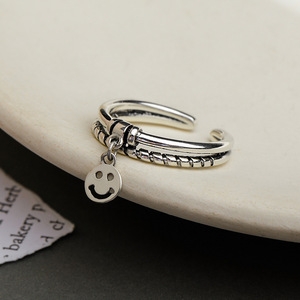 Thai Silver Ring Vintage Cross Geometric Design Unisex Fashion Jewelry Gift For Index Finger - Product Image 2