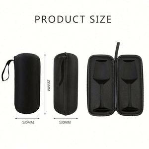 กระเป๋าใส่แก้วไวน์สีแดงกันกระแทกกันน้ำ  กระเป๋าของขวัญใส่แก้วไวน์  กระเป๋าหิ้วแก้วไวน์ - Product Image 3