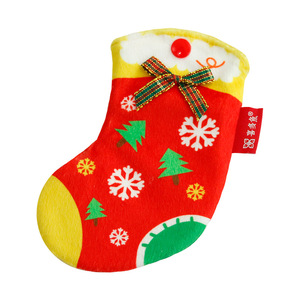 Christmas <span class=keywords><strong>Catnip</strong></span> Ringing Paper Toys para auto diversión y alivio Calcetines de Navidad Muñecas pequeñas Suministros para mascotas - Product Image 3