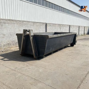 Truk Pengangkut Sampah <span class=keywords><strong>Skip</strong></span> Bin 30 Yard, Roll Dumpster Hook Lift Bin untuk Limbah Konstruksi Pabrik Manufaktur - Product Image 1