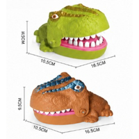 Jouet Dinosaure Mordant le Doigt – Jeu Amusant de Morsure au Doigt avec Dents Aléatoires – Modèle Mini Dinosaure Portable pour Enfants – Personnalisable