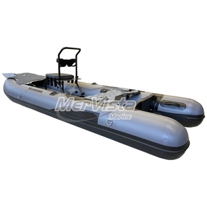 Nouveau produit 2025, bateau pneumatique de 4 m, kayak en caoutchouc avec plancher gonflable pour la pêche, kayak en caoutchouc gonflable pour 3 personnes - Product Image 6