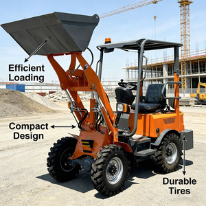 KEHE INMAX EV-04 CE EPA-Zertifizierter Elektrischer <span class=keywords><strong>Mini</strong></span>-Radlader Hochwertiger Frontlader für Landwirtschaft Bau Garten - Product Image 1