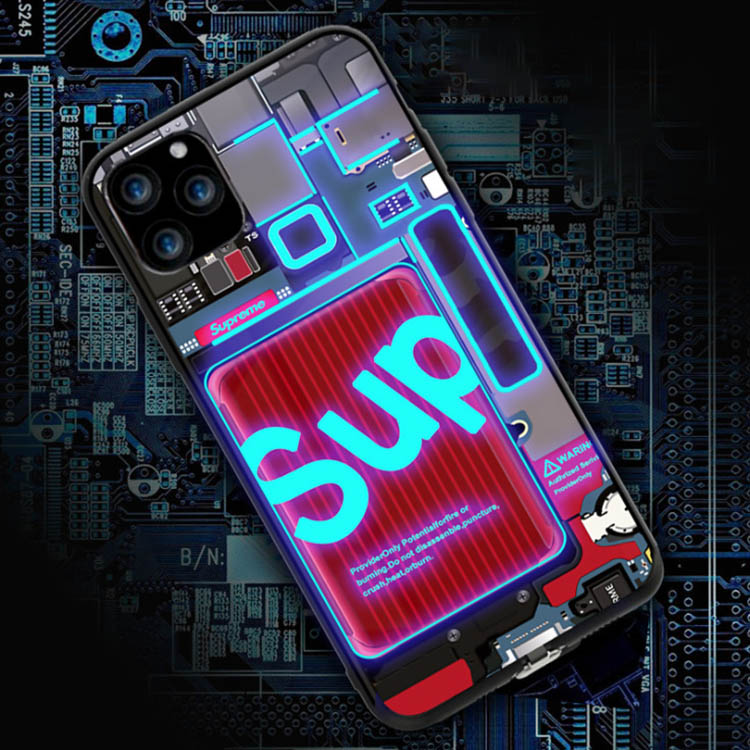 2020 новый дизайн, умное управление, входящая светодиодная Люминесцентная вспышка, чехол для телефона iphone 11/12