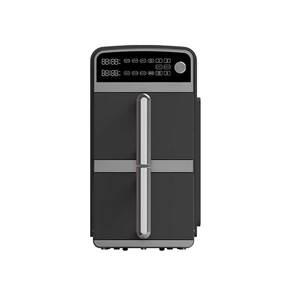 Chất lượng cao thép không gỉ điện kỹ thuật số dọc 10L đôi Stack Nồi chiên không khí kép giỏ Máy đa chức năng bán buôn - Product Image 5