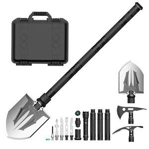 Juego de Palas Multifuncionales Tigertech de 33x28x12.8cm, Herramienta de Supervivencia para Exteriores de Acero al Carbono con Mango en Forma de D - Product Image 5