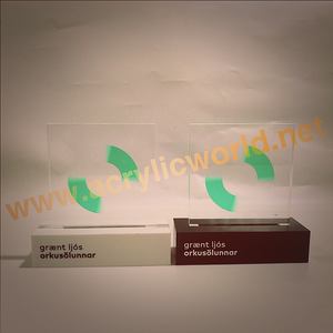 Letrero acrílico con borde iluminado, batería de buena calidad, Base de señal led - Product Image 5