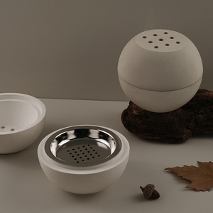 Quemador de incienso de bola redonda Simple, molde de silicona, taza de aromaterapia de estilo nórdico, taza especial de aromaterapia, decoración del hogar - Product Image 4