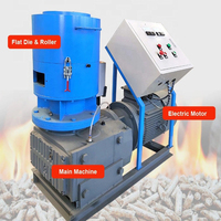 Nouvelle machine à granulés de bois biomasse compacte et économique, certifiée CE, marque YB, en fonte, capacité 1 tonne, production de sciure par heure, garantie 1 an