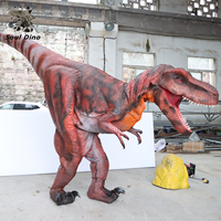 Costumes de dinosaures robotisés grandeur nature pour événements et fêtes, mascotte de parc 2026